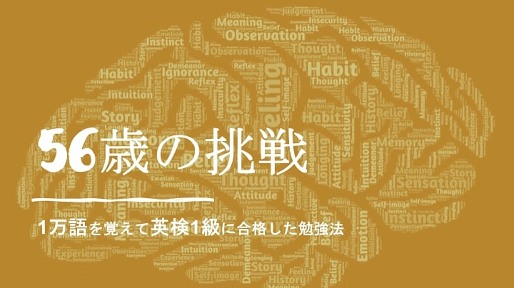 56歳の挑戦 1万語を覚えて英検一級に合格した英単語勉強法 There Is No Magic