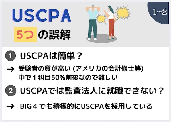 意味ない 使えない Uscpa 米国公認会計士 5つの誤解 There Is No Magic